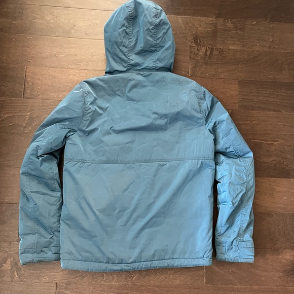 Men's Performance Outerwear Jacket MEDIUM Hood Blue #029346 - Picture 7 of 10